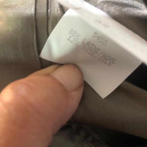 Vintage Designer Oscar De La Renta Men’s Wool and Silk Blazer - Picture 8 of 8